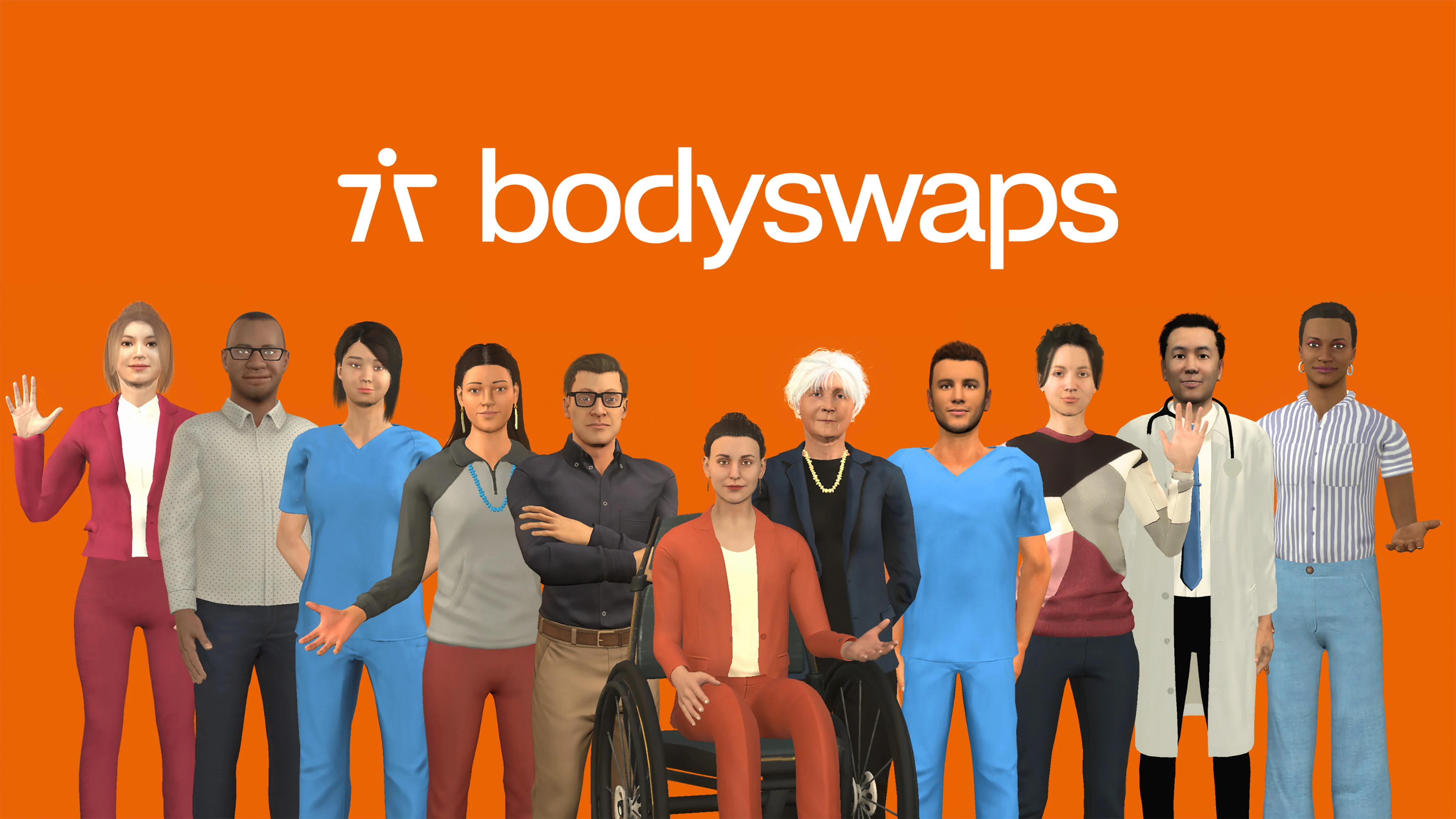 Bodyswaps virtual learning characters