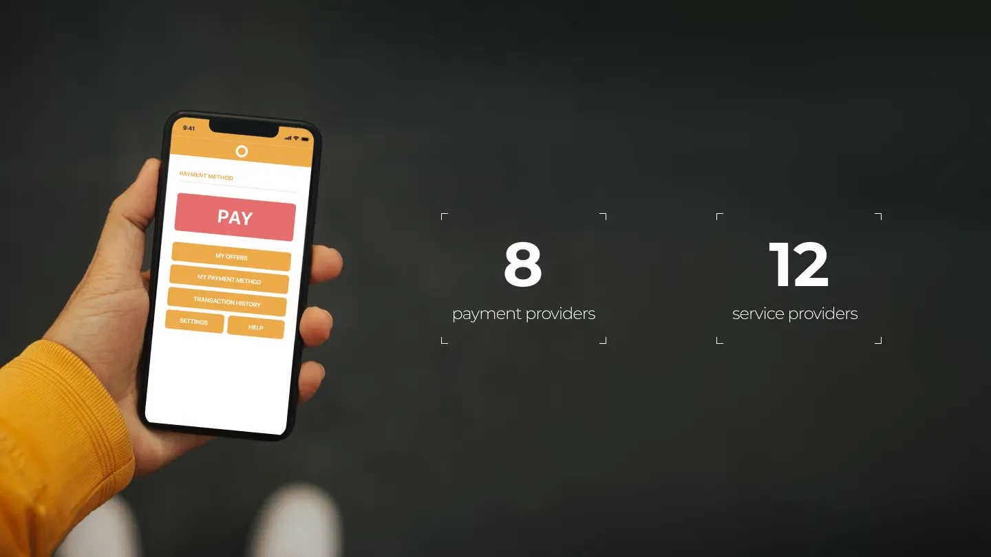 Tappit application screens